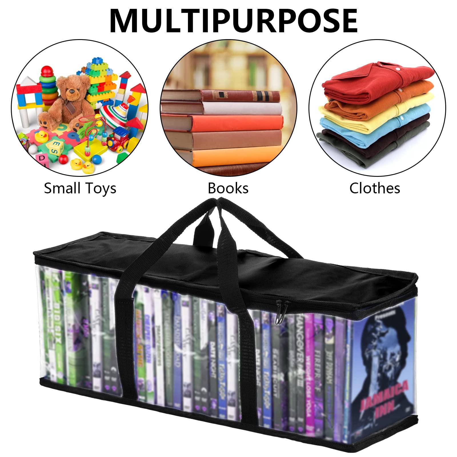 Fasmov media organization bags help tidy entertainment spaces