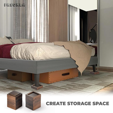 Ideal uses for FASONLA risers elevating beds and tables for easier access