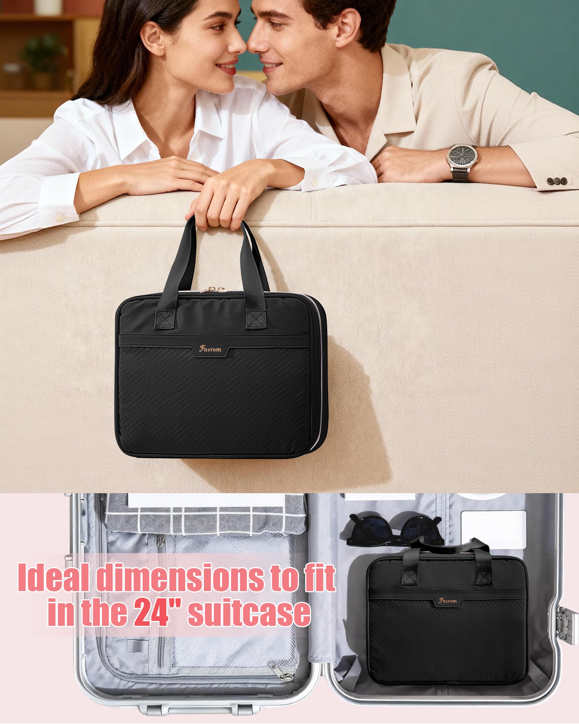 Fasrom travel-friendly design fits into a duffel for discreet trips.
