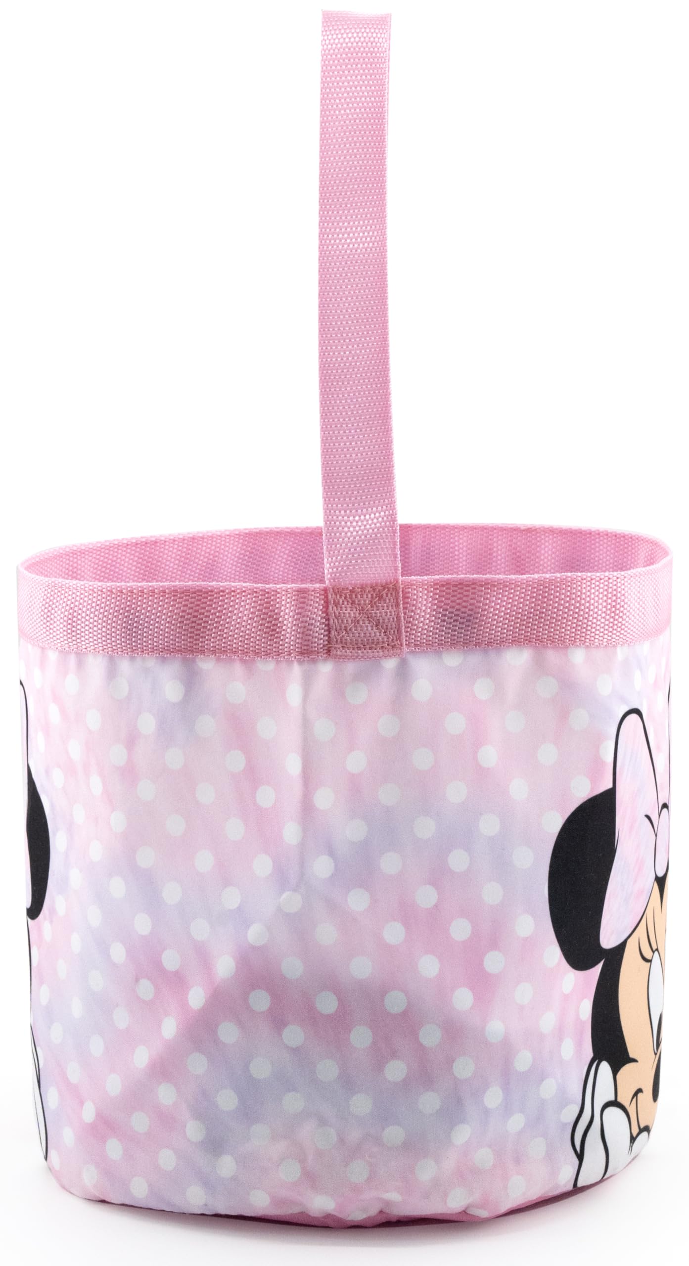 Fast Forward Minnie Mouse bow detail enhances the kid's tote for festive use.