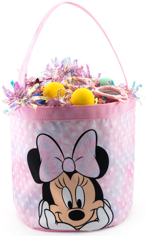 Fast Forward Minnie Mouse front view shows a compact, kid-friendly tote.