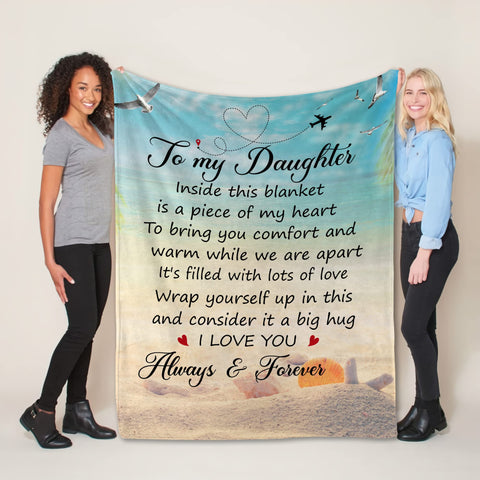 Fastpeace daughter gift blanket for car trips and travel warmth.