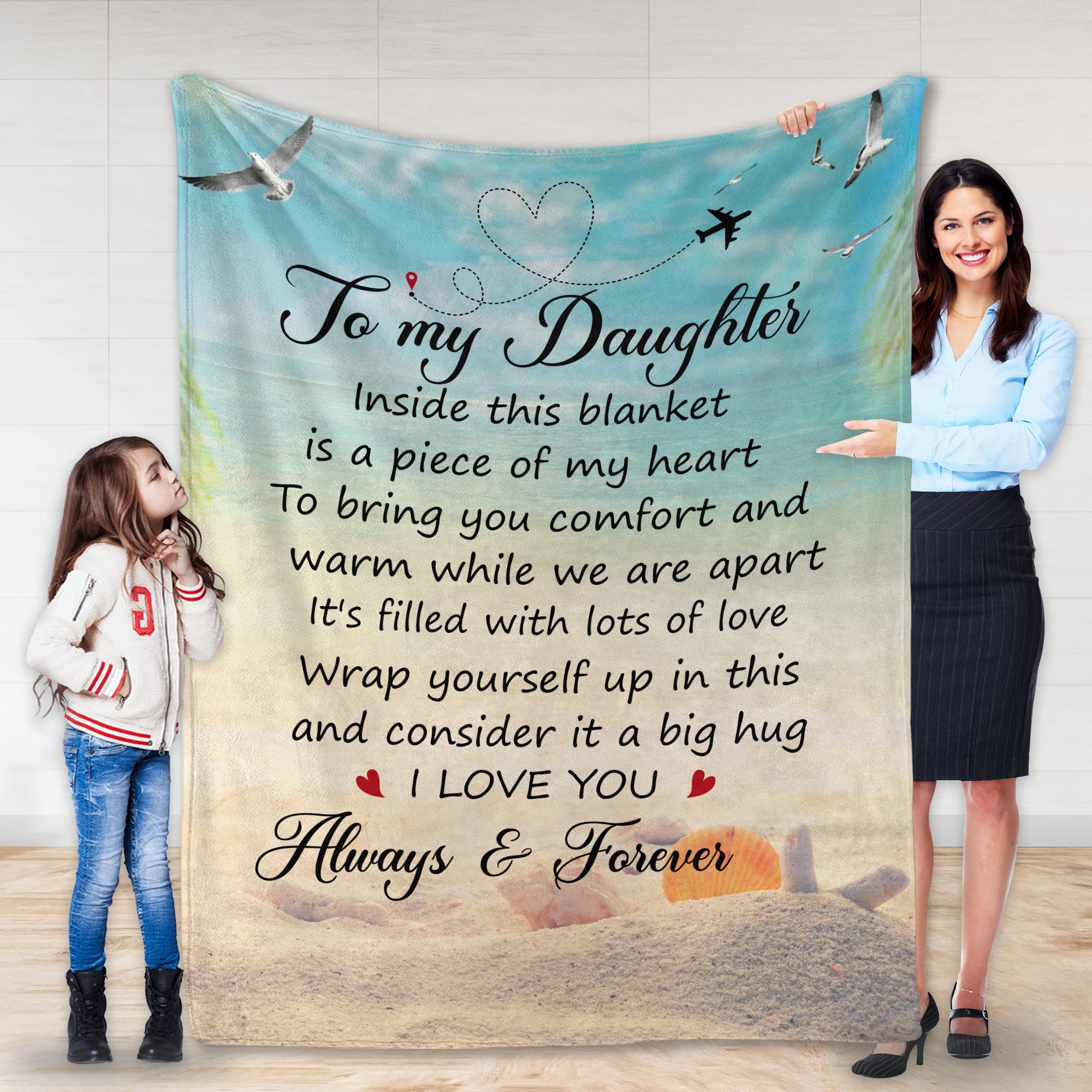 Fastpeace daughter gift blanket packaging to gift-ready presentation.