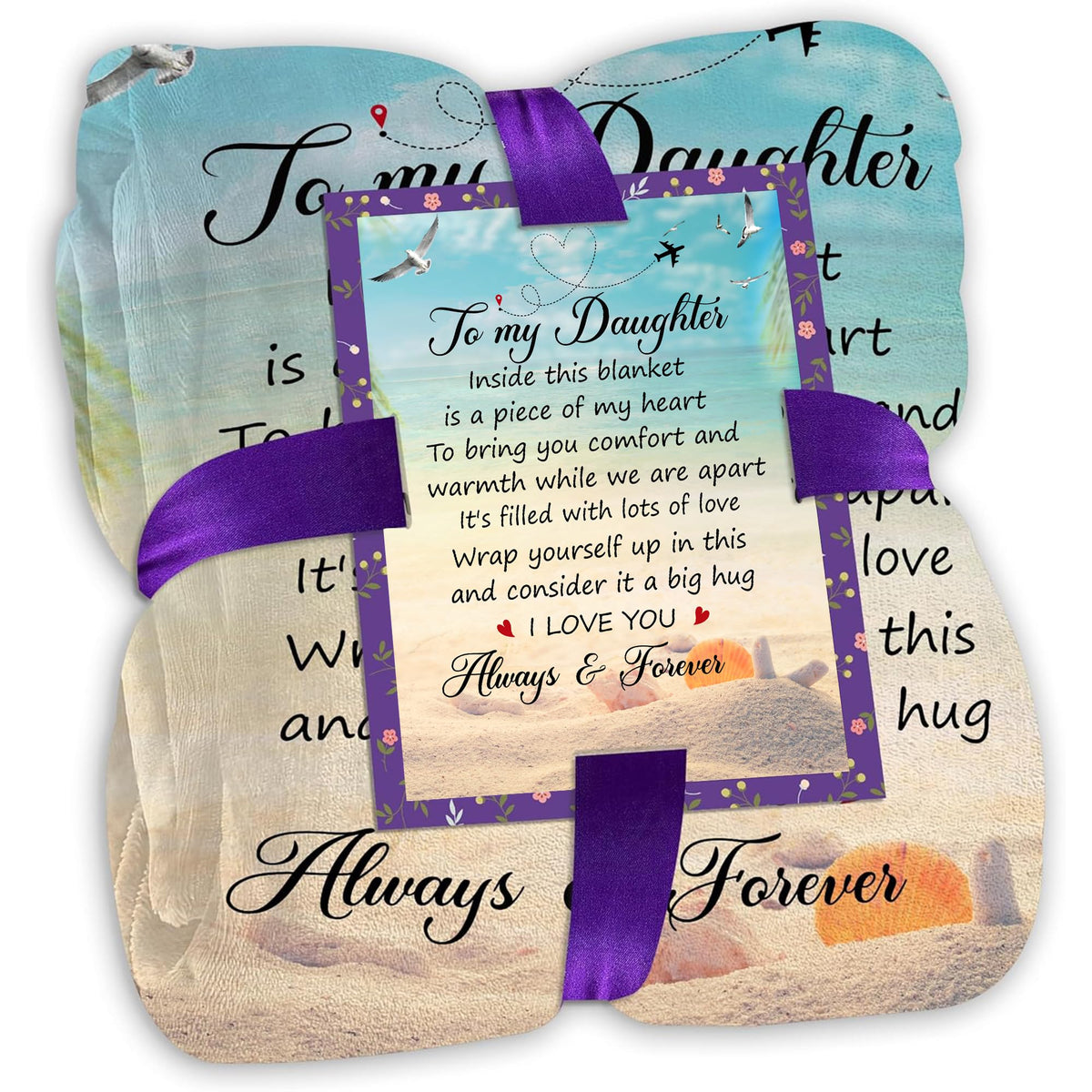 Fastpeace daughter gift blanket soft texture for cozy warmth and everyday comfort.