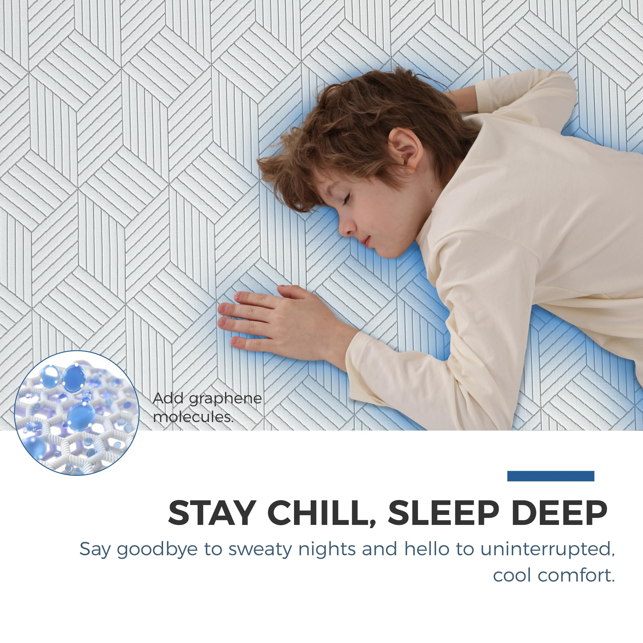 Breathable fiberglass-free cover promotes airflow for cooler nights