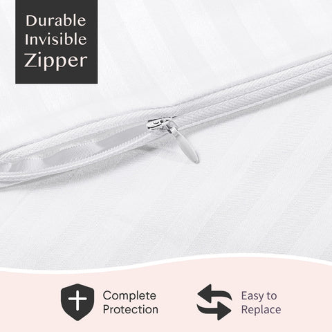 FAUNNA pillow protector after washing demonstrates durable, wrinkle-free performance.
