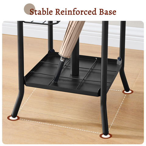 FAVOOSTY umbrella stand keeps rain gear organized and dry