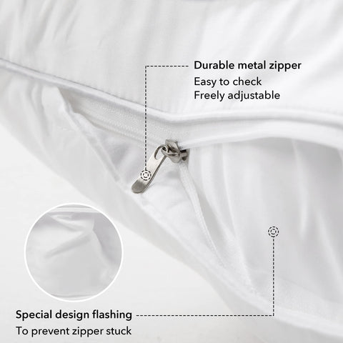 FAVRIQ 100% cotton cover close-up showcases breathable fabric