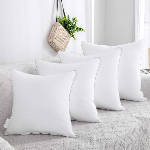 Favriq 20x20 pillow inserts packaging with after-sale support badge