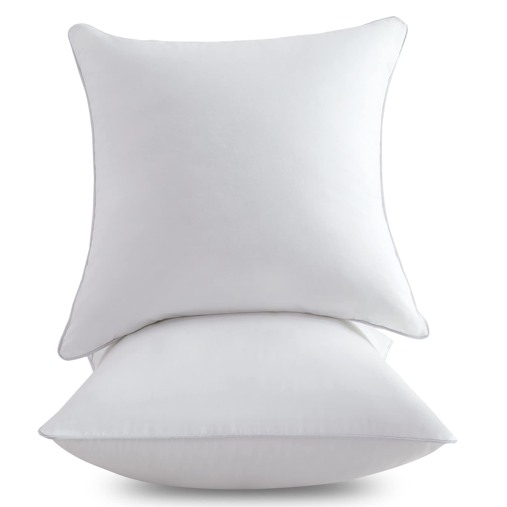 Favriq 20x20 pillow inserts packaging showing ready to use cushions for quick styling