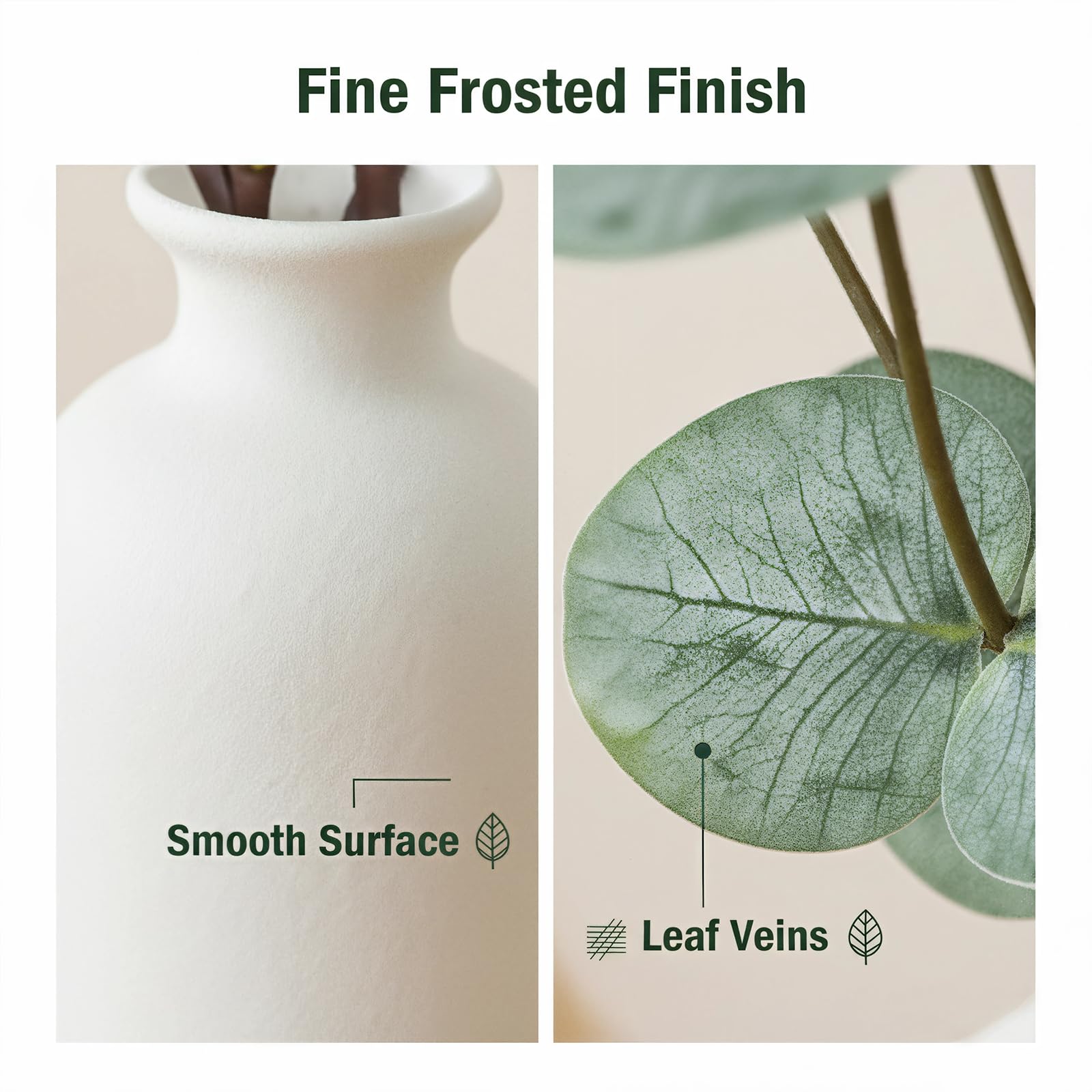 Fawairyc eucalyptus stems decorating a shelf with minimal upkeep.
