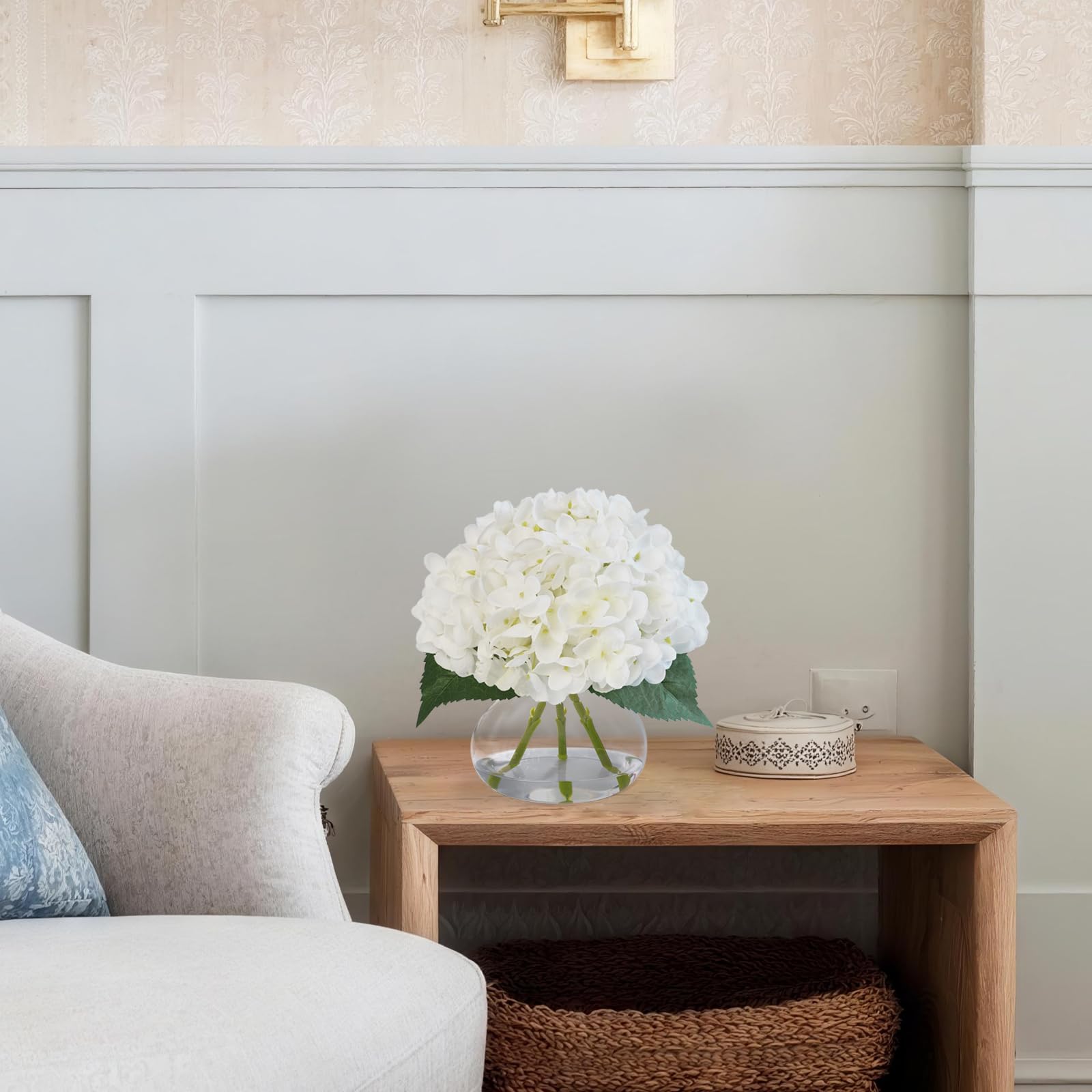 Arrives pre-assembled; simply fluff petals for instant centerpiece.