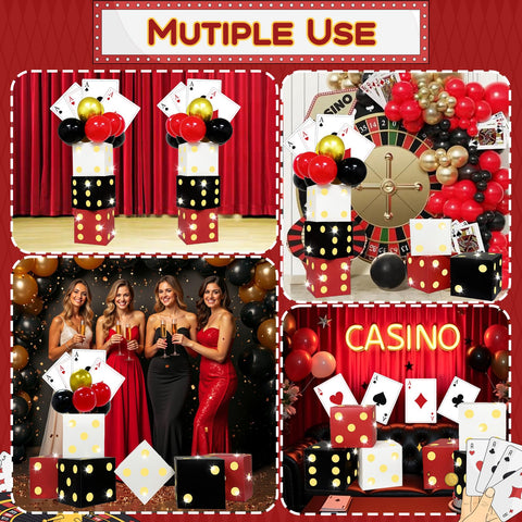 Fayavoo complete casino night decoration set for immersive events