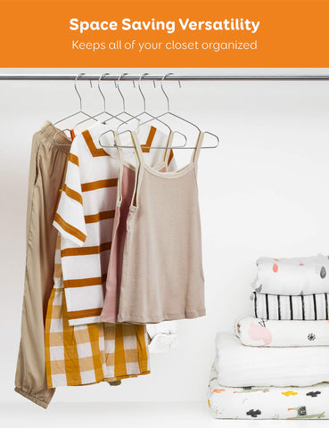 Fayleeko 12.6-inch hangers are ideal for toddler shirts and coats.