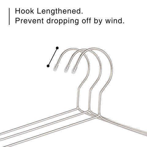 Fayleeko stainless steel construction supports heavy garments without deformation.
