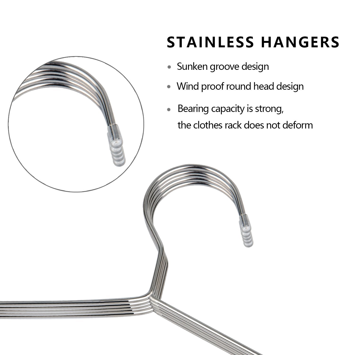 Fayleeko hangers available in multiple sizes for all wardrobes.