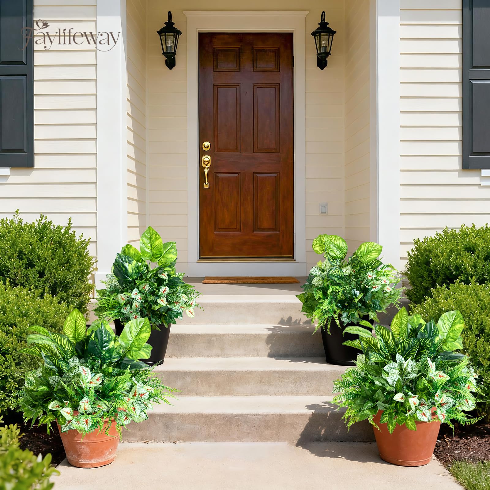 Faylifeway 12 bundles 8-inch pot-fill ready to brighten standard planters