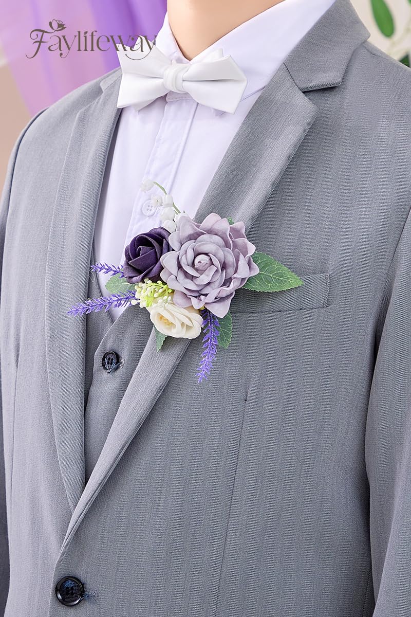 Faylifeway elastic wristband provides snug wear for corsage