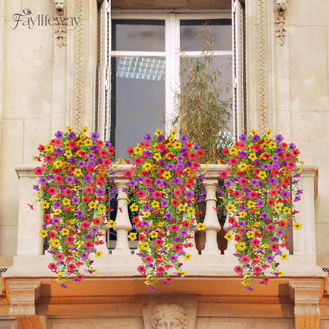 Each piece is about 29.5 inches long with 26 inches cascading vines