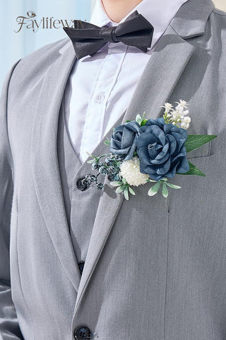 Faylifeway blue rose set suitable for homecoming and anniversary decor.