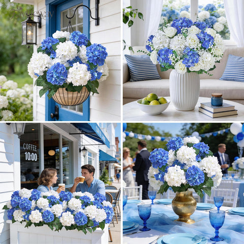 Faylifeway outdoor hydrangea all season decor enhances seasonal displays
