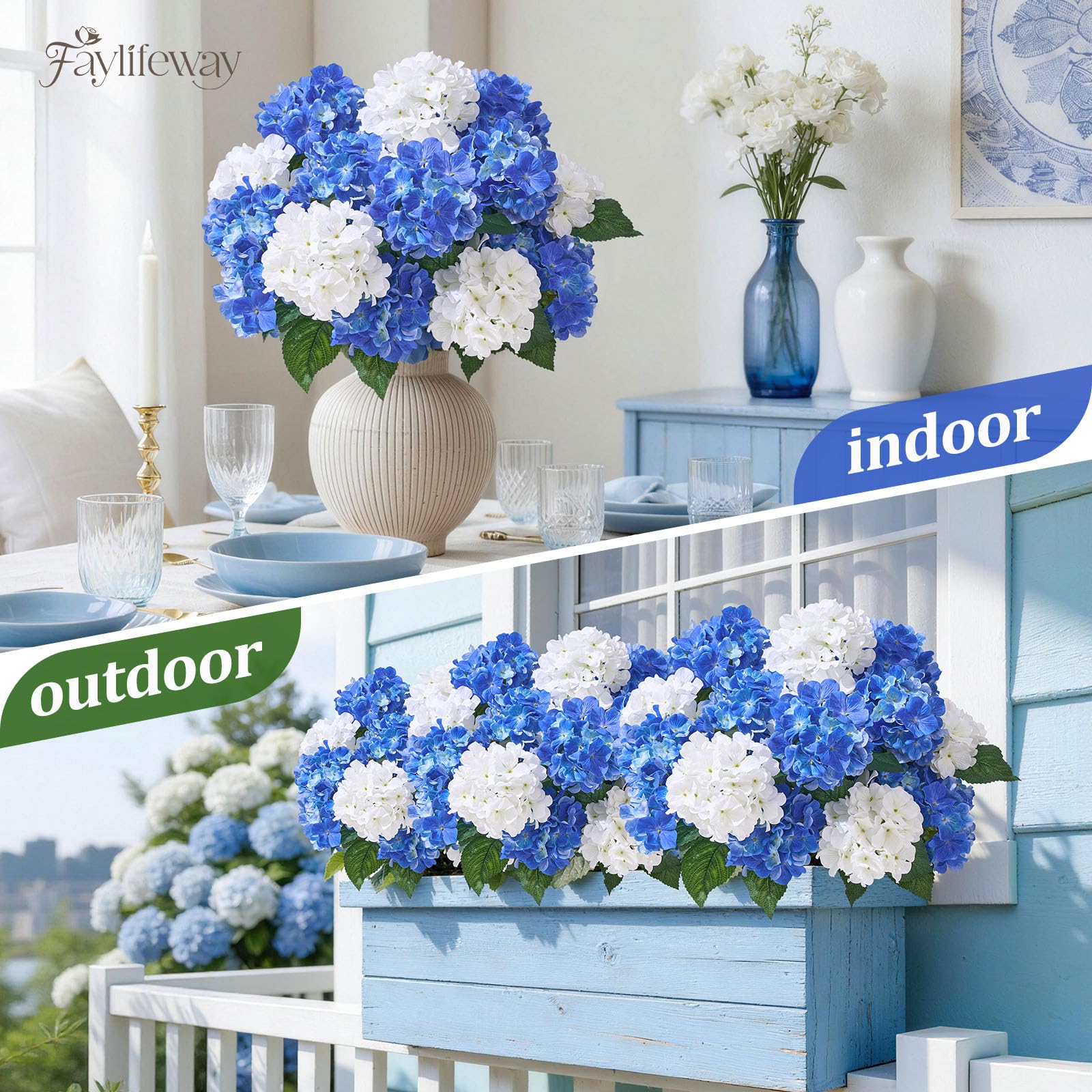 Faylifeway outdoor hydrangea zero maintenance for effortless exterior beauty