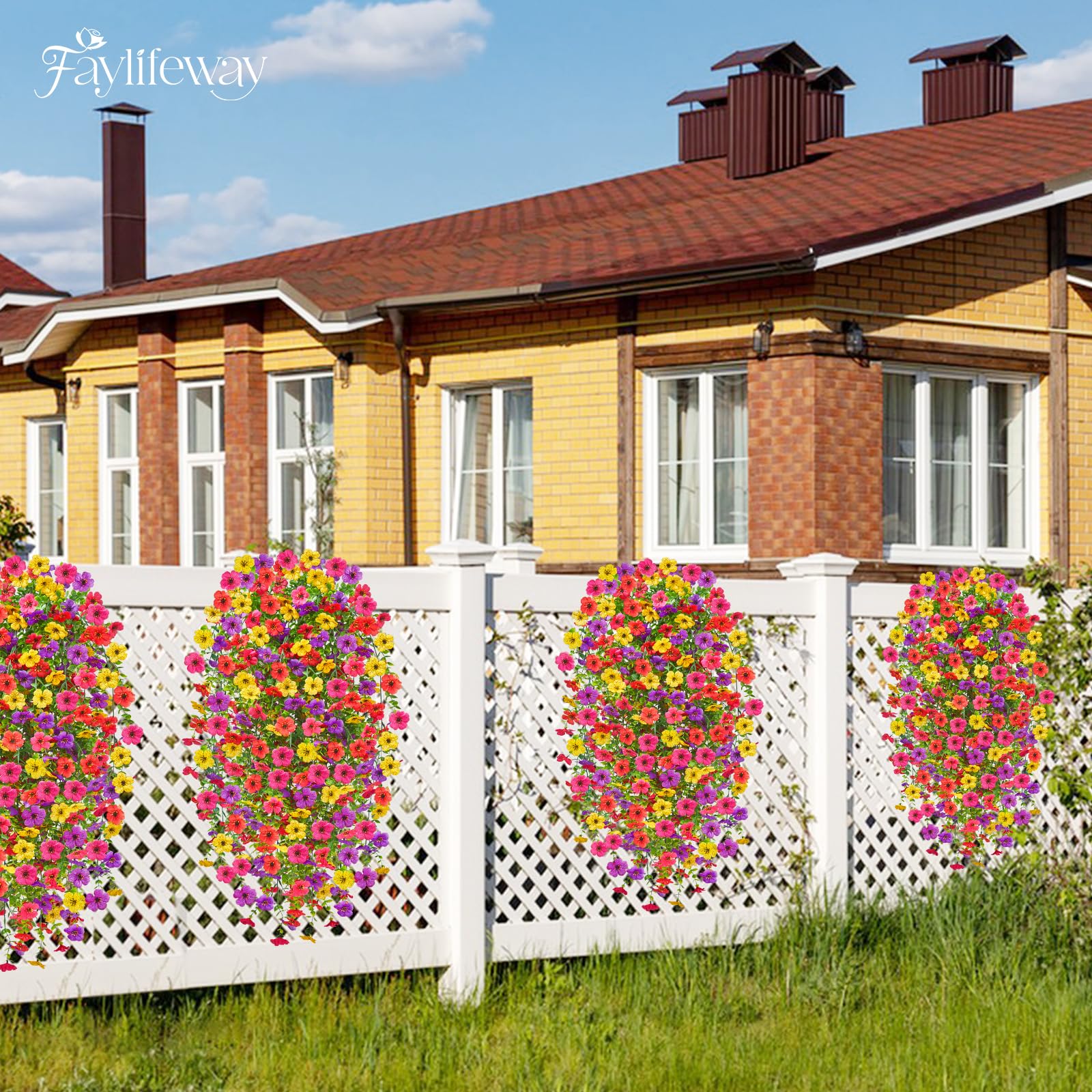 Faylifeway maintenance-free outdoor decor ready to weather sun and rain