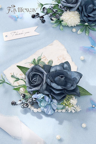 Faylifeway corsage and boutonniere materials emphasize durable, lifelike appearance for events.