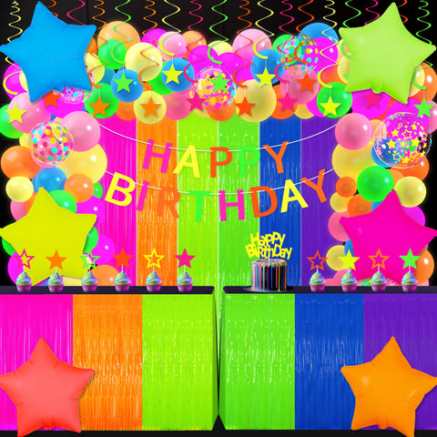 Fayoo glow kit neon banner arch for vibrant party ambiance