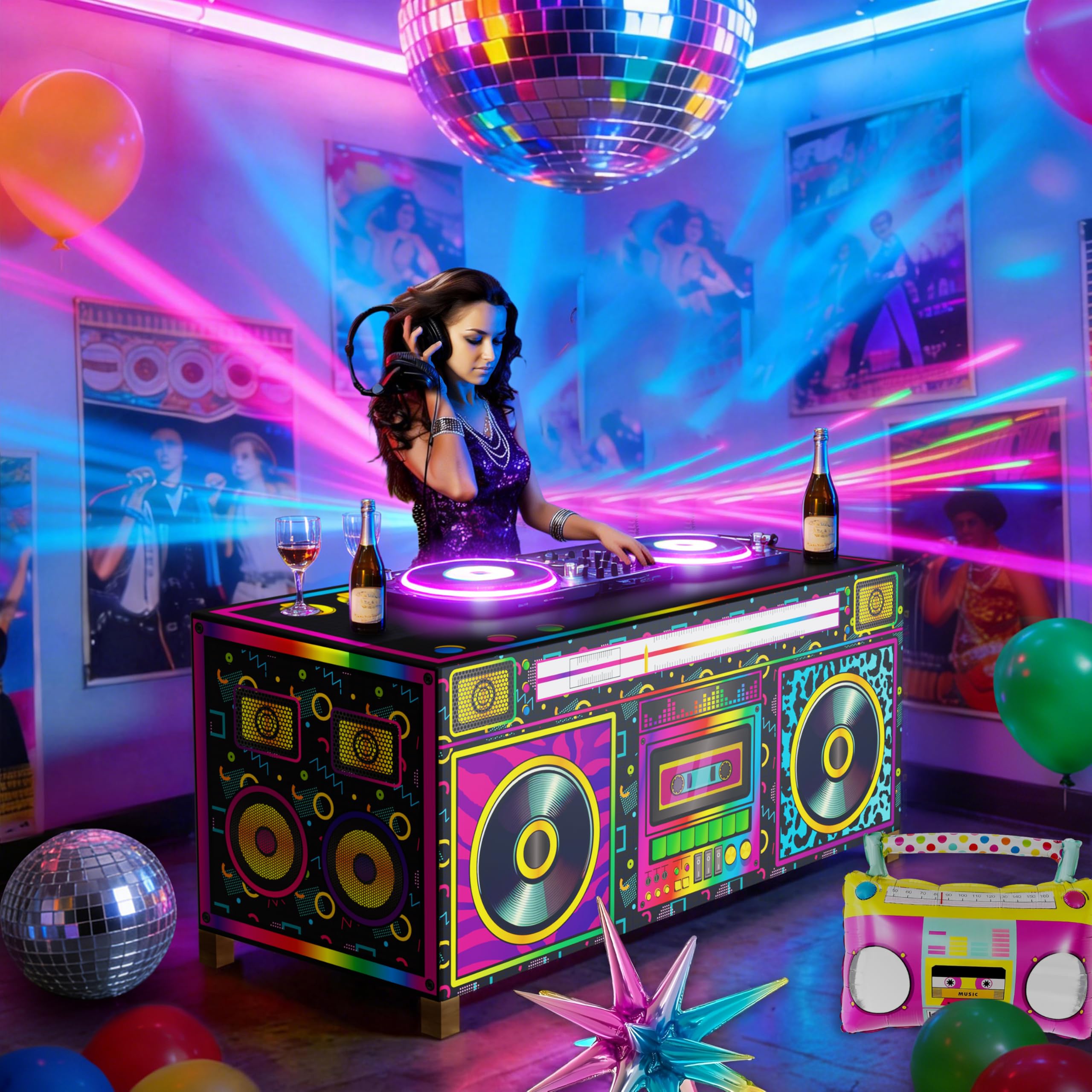 Fayoo mobile phone foil balloon echoes classic 90s tech vibes.