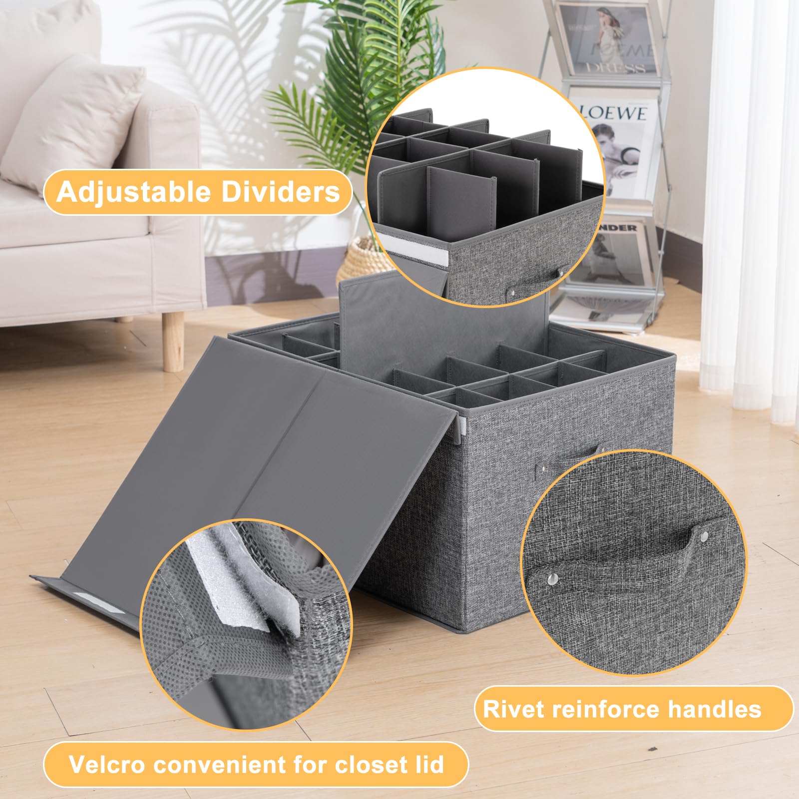 Adjustable dividers for shoes by FBBABB for sneakers to heels