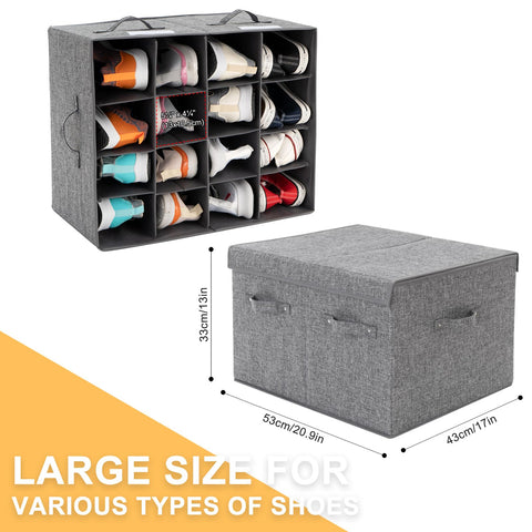 Heavy-duty, dustproof shoe box with lid by FBBABB