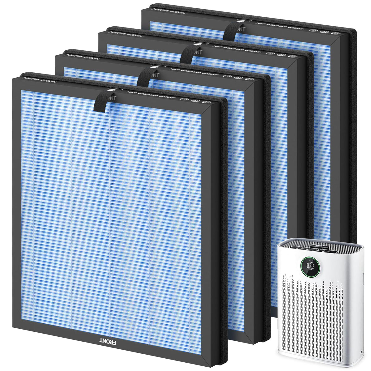 FCFMY HAP603 compatible filter fits EcoSelf purifier for simple replacement