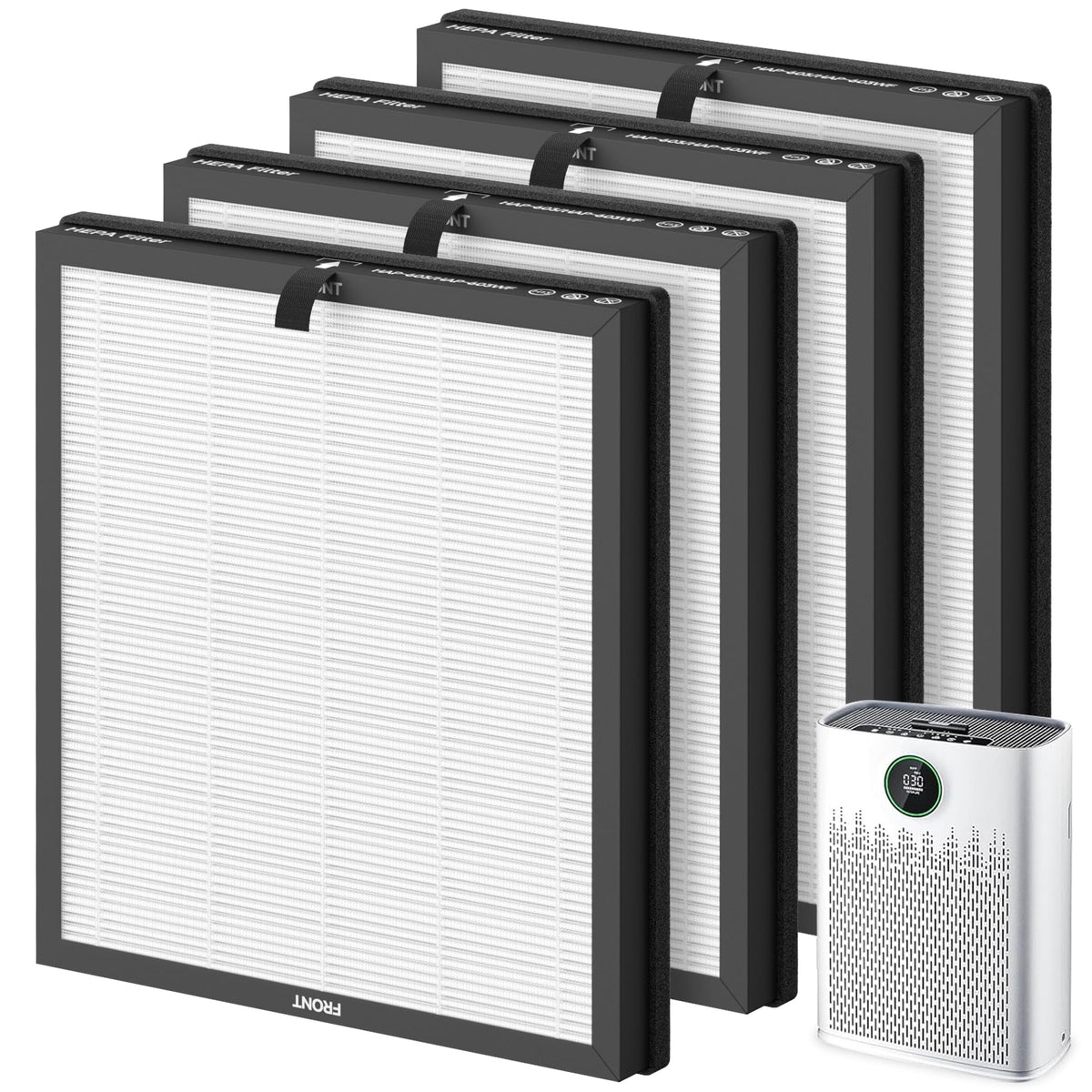 FCFMY HAP603 filter pack front view for ECOSELF, ready for easy replacement