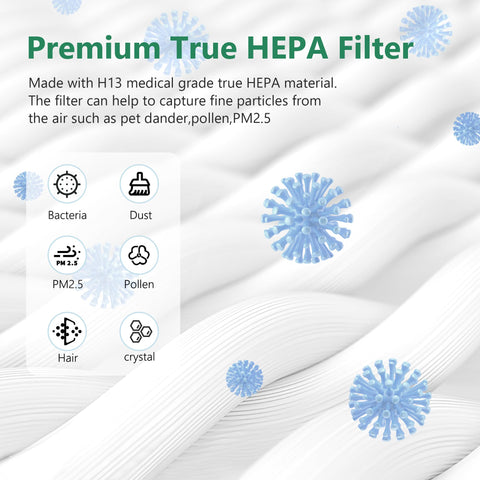 FCFMY HAP603 fine mesh pre-filter captures dust and hair
