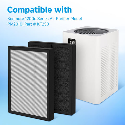 KF250 3-in-1 filtration with pre-filter, HEPA, carbon
