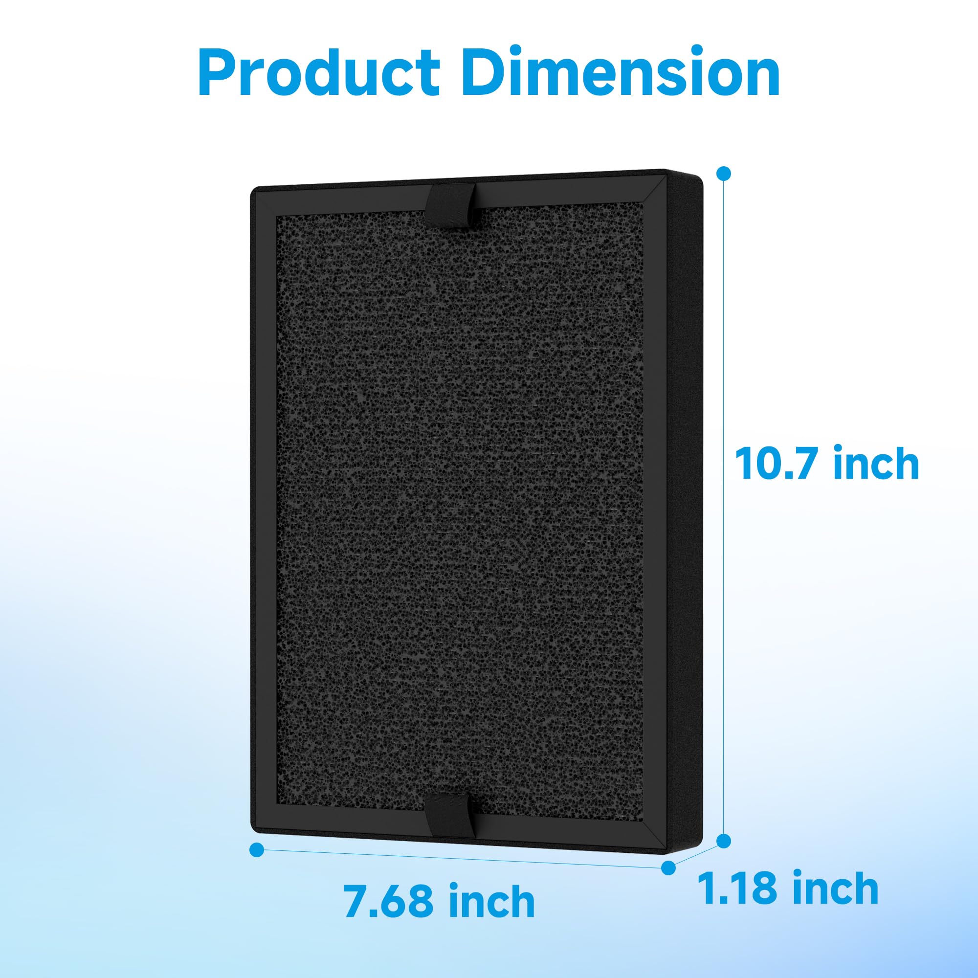 FCFMY KF250 activated carbon layer reduces odors