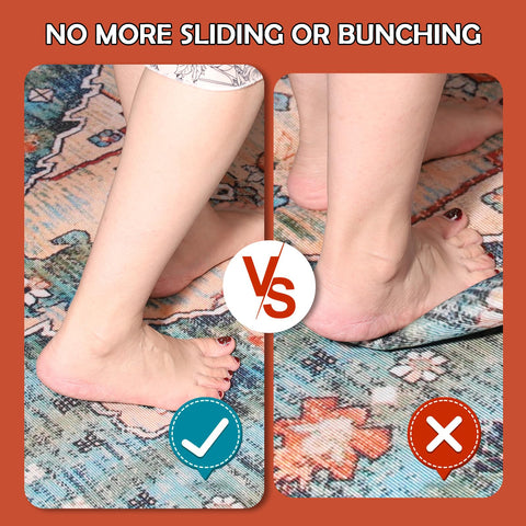 Fchuswty floor-insulation rug pad adds underfoot softness