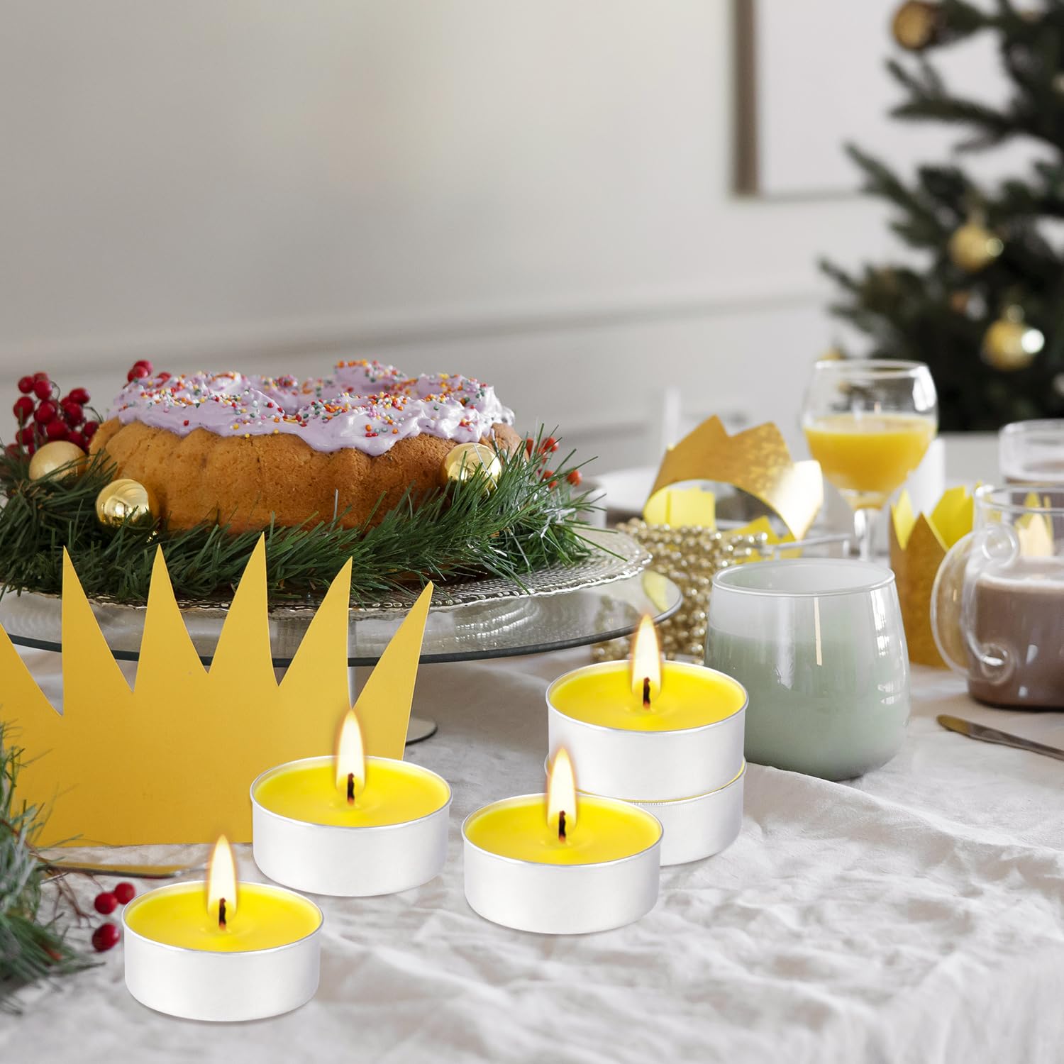 Fclayvts wedding-event-tealights ideal for receptions and decor.