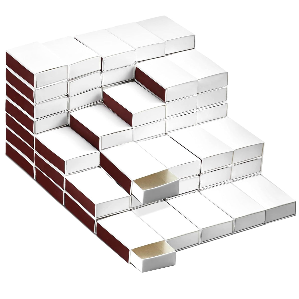 FCQWMTSD blank match boxes front view for wedding favors and easy storage