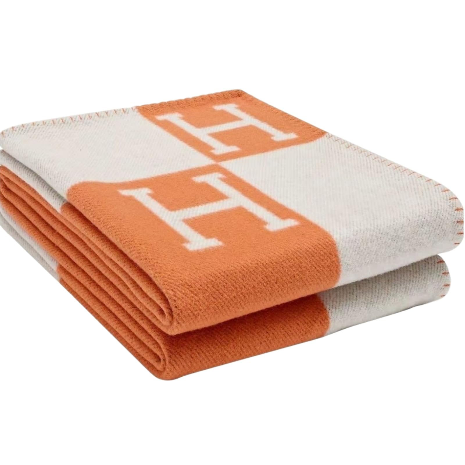 Fcteap h blanket on sofa shows red orange plaid for warm living-room comfort