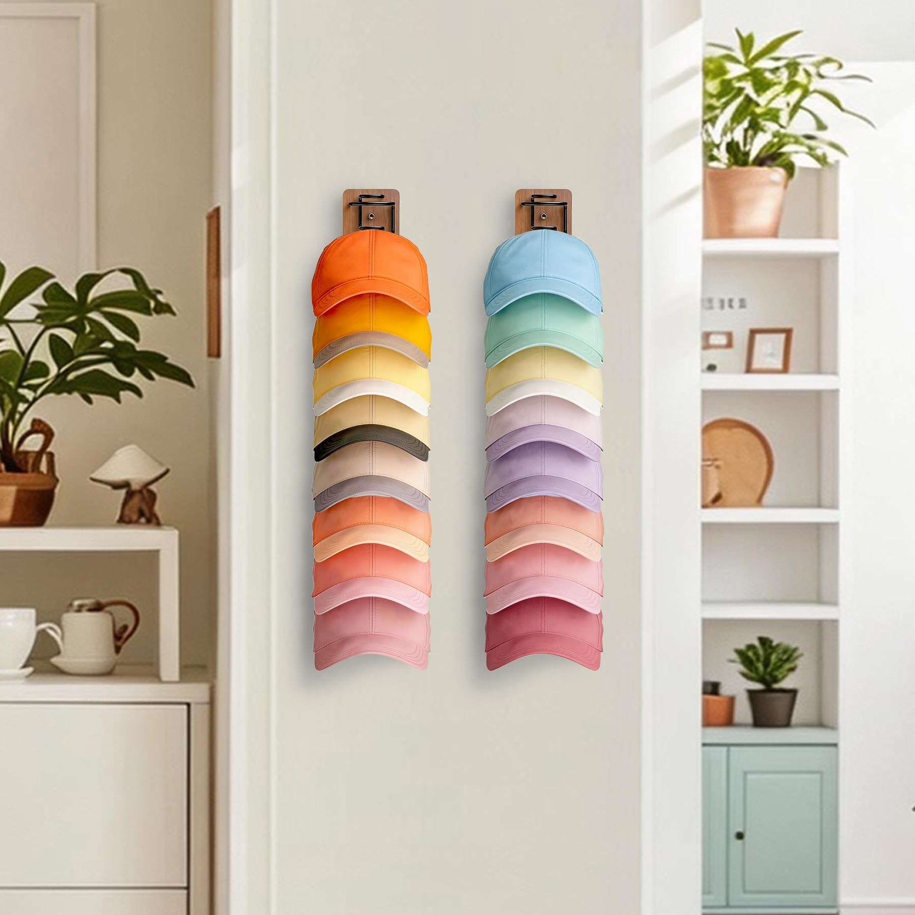 FDIDC gift-ready hat rack set for hat lovers and families.