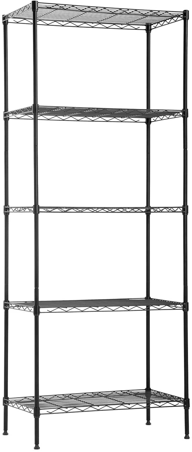 FDW wire rack front view showing quick assembly and sturdy frame