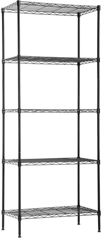 FDW wire rack front view showing quick assembly and sturdy frame