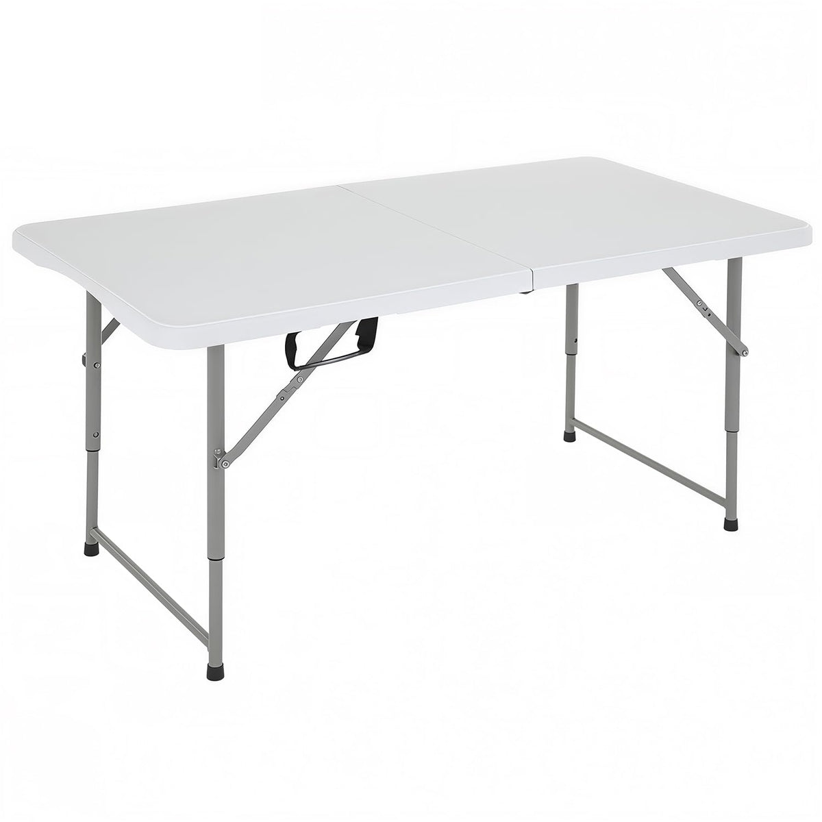 FDW 4FT folding table top view with waterproof surface for spills