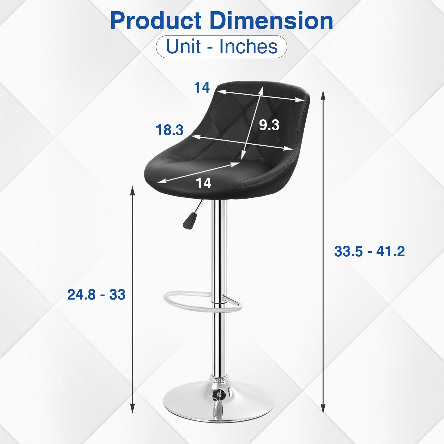 FDW bar stools anti-scratch-floor-protector guards floors during movement.