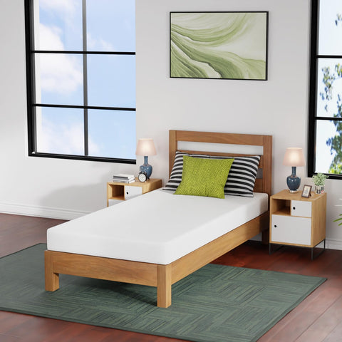FDW bed-in-a-box ships compactly and expands within 72 hours.
