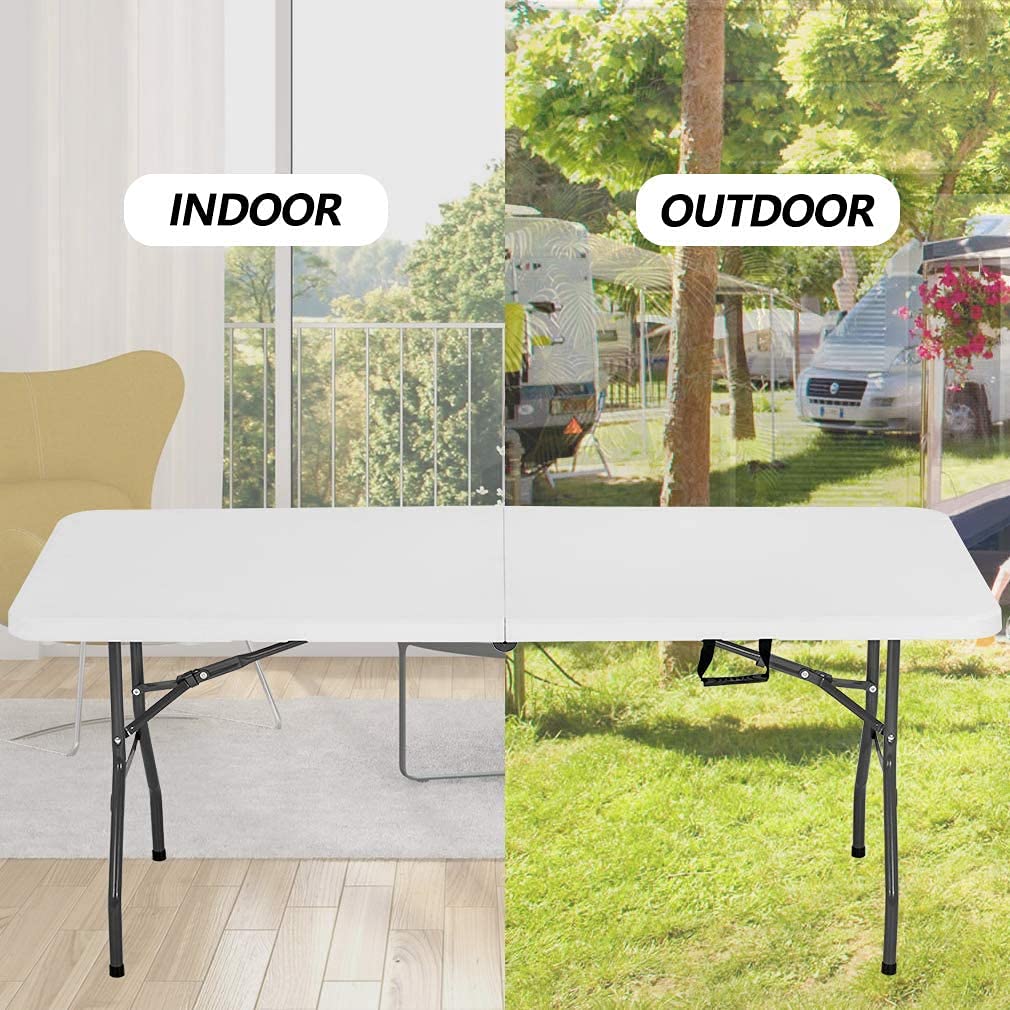 FDW folding table compact foldable design for fast storage.