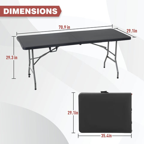 FDW folding table suitable for indoor and outdoor use at events