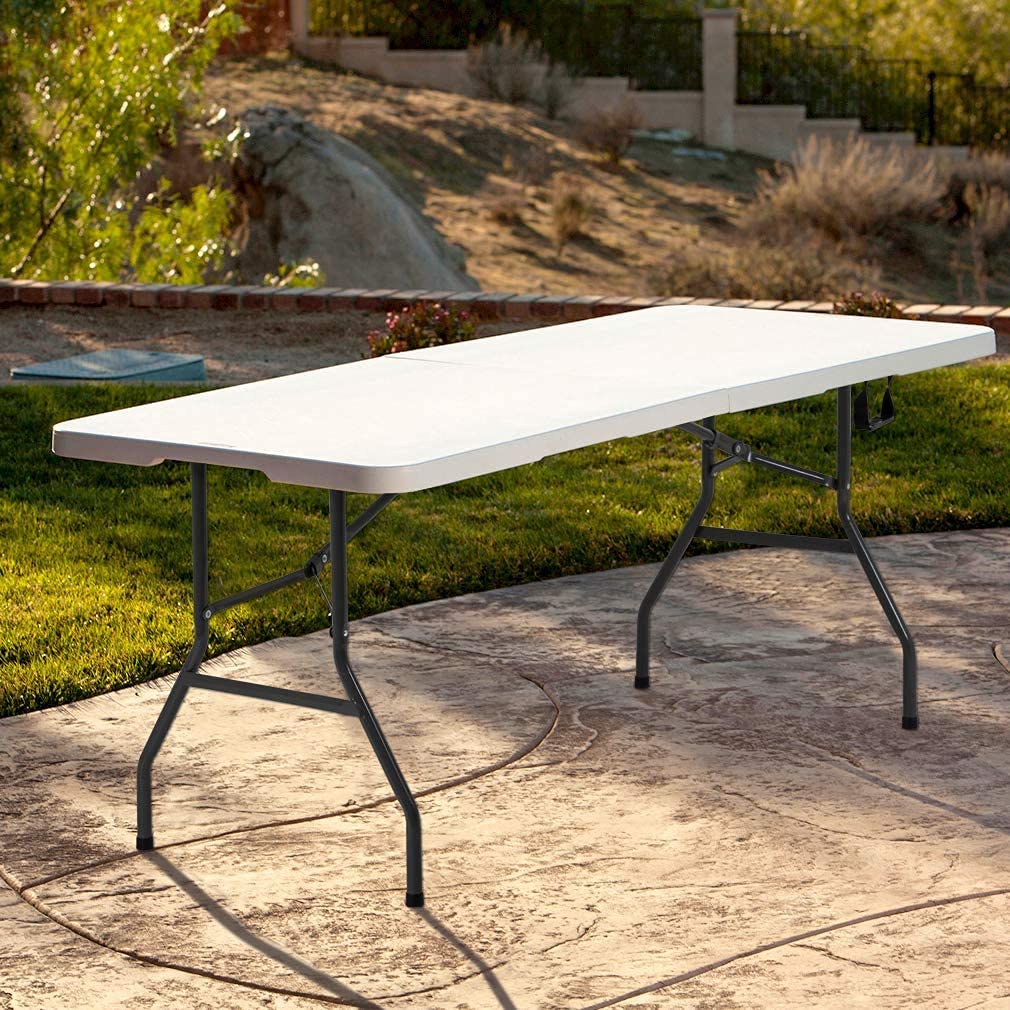 FDW folding table legs with powder-coated finish for durable outdoor use.